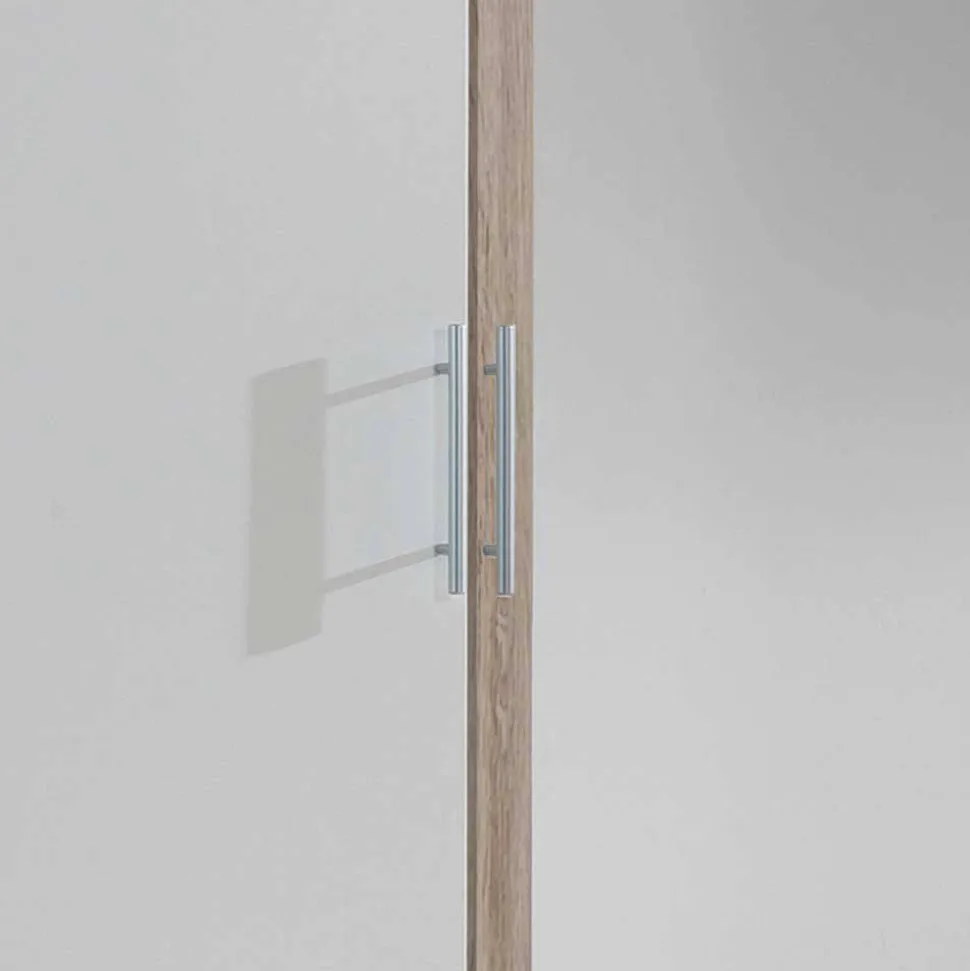 Kleiderschrank Schlafzimmerschrank mit Spiegel - Turino