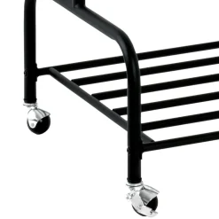 Kleiderwagen in Schwarz Stahl - Vanisla