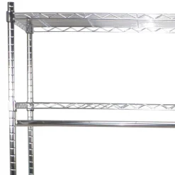 Kleiderwagen Rollgarderobe aus Stahl in Chrom - Didicto