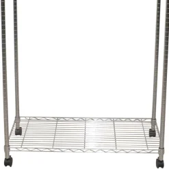 Kleiderwagen Rollgarderobe aus Stahl in Chrom - Didicto