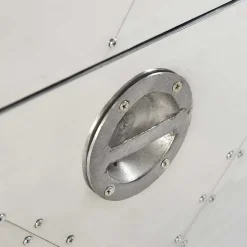 Kleine Kommode Pilot in Silber