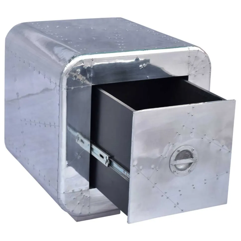 Kleine Kommode Pilot in Silber