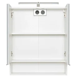 Kleine Möbel Kombi fürs Bad in Grau - Girios (dreiteilig)