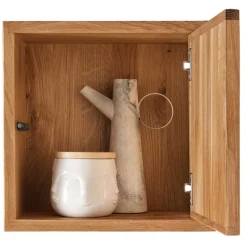 Kleiner Hängeschrank aus Wildeiche Massivholz - Acapella