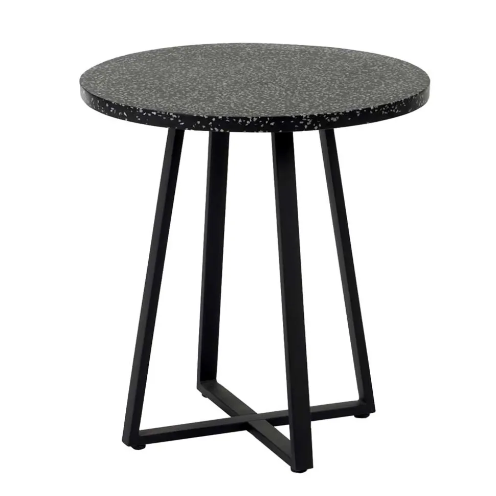 Kleiner Tisch in Rund aus Terazzo Stein - Gracelino