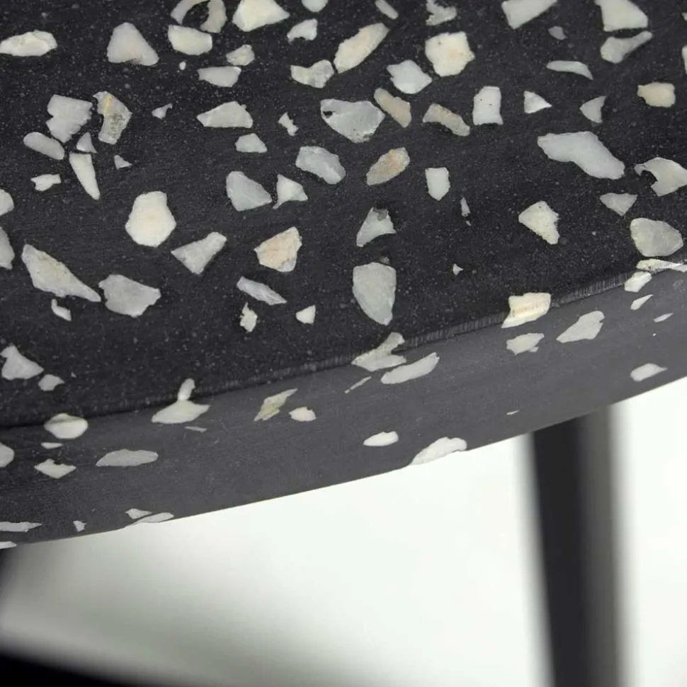 Kleiner Tisch in Rund aus Terazzo Stein - Gracelino