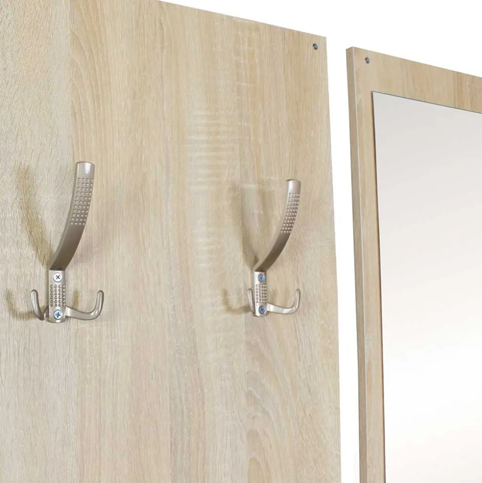 Kleines Flurmöbel Set im Holz Look - Aberdeen (dreiteilig)