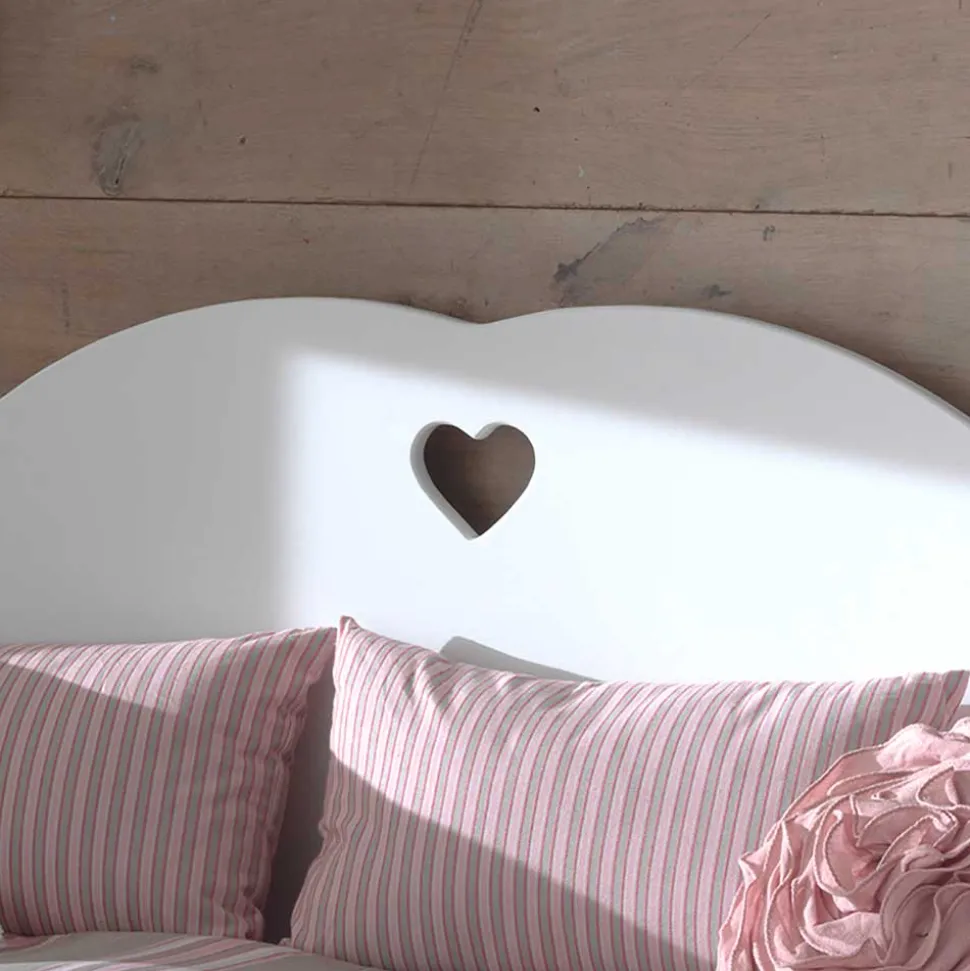 Kojenbett Mädchenbett Grandory in Weiß lackiert