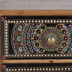 Kombi Kommode mit Mandala Malereien Front - Marike