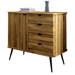 Kombi Kommode mit vier Schubladen & Tür - Casarius