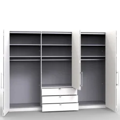 Kombi-Kleiderschrank mit Spiegel-Falttür - Bosays II