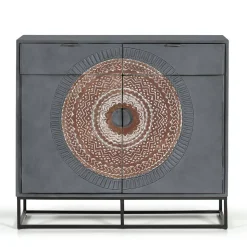 Kombi-Kommode - dekorativ mit Mandala - Mesusco