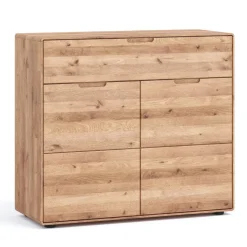 Kombi-Kommode aus Wildeiche Massivholz - Holiday