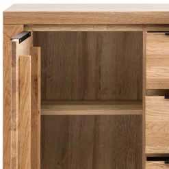 Kombi-Kommode in Eiche mit Sockelgestell - Nelenia