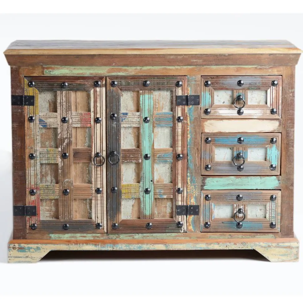 Kombi-Kommode in farbenfrohem Shabby Chic - Kriscov