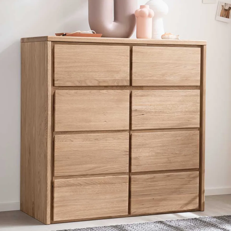 Kombi-Kommode mit zwei Schubladen und Türen - Villa