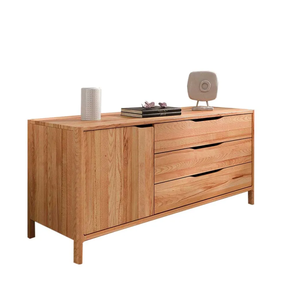 Kombi-Sideboard mit drei Schubladen und Tür - Lana