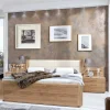 Komfort Doppelbett Anglesia und Nachttisch Set (dreiteilig)