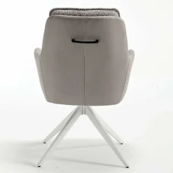 Komfort Esstischsessel in Grau - Basel (2er Set)