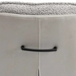 Komfort Esstischsessel in Grau - Basel (2er Set)