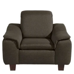 Komfortsessel in Braun und Nussbaum - Faith