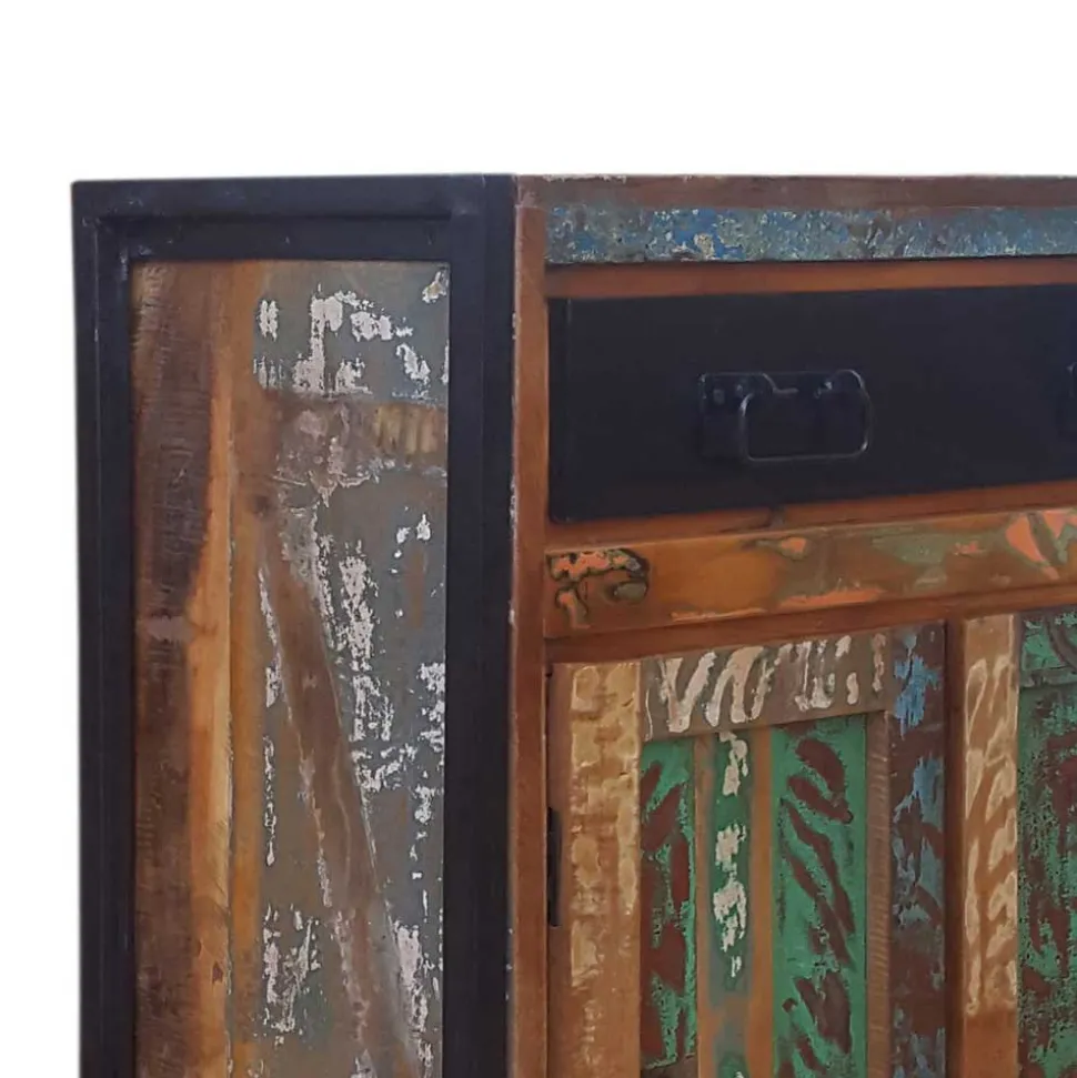 Kommode Ensley in Schwarz Bunt