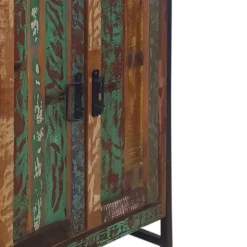 Kommode Ensley in Schwarz Bunt