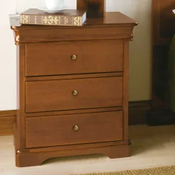 Kommode im klassischen Design in Nussbaum - Lemerzi