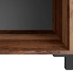 Kommode in Altholz Optik & Anthrazit - Bosco