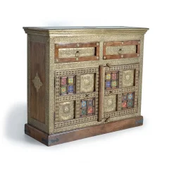 Kommode in Gold und Akazie - Danascov