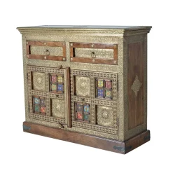 Kommode in Gold und Akazie - Danascov