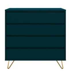 Kommode in Petrol mit kurzen Hairpin Legs - Clamps