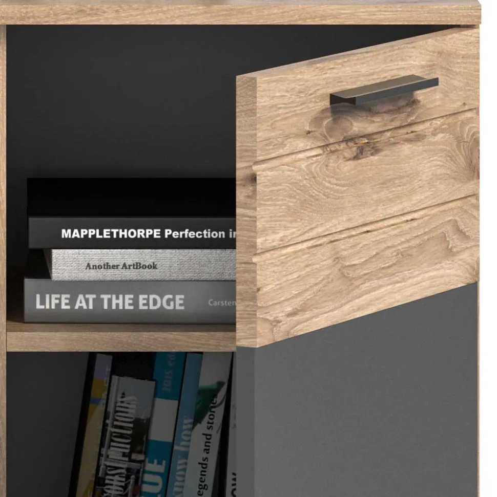 Kommode mit Doppeltür 80x87x40 cm - Lucios