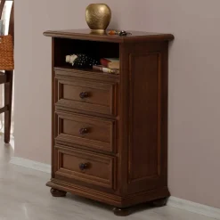 Kommode mit drei Schubladen und Fach - Manicos