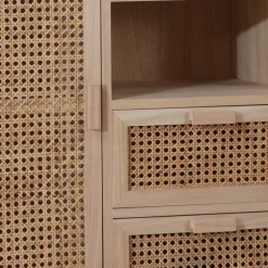 Kommode mit Füllungen aus Wiener Geflecht - Oncinasa