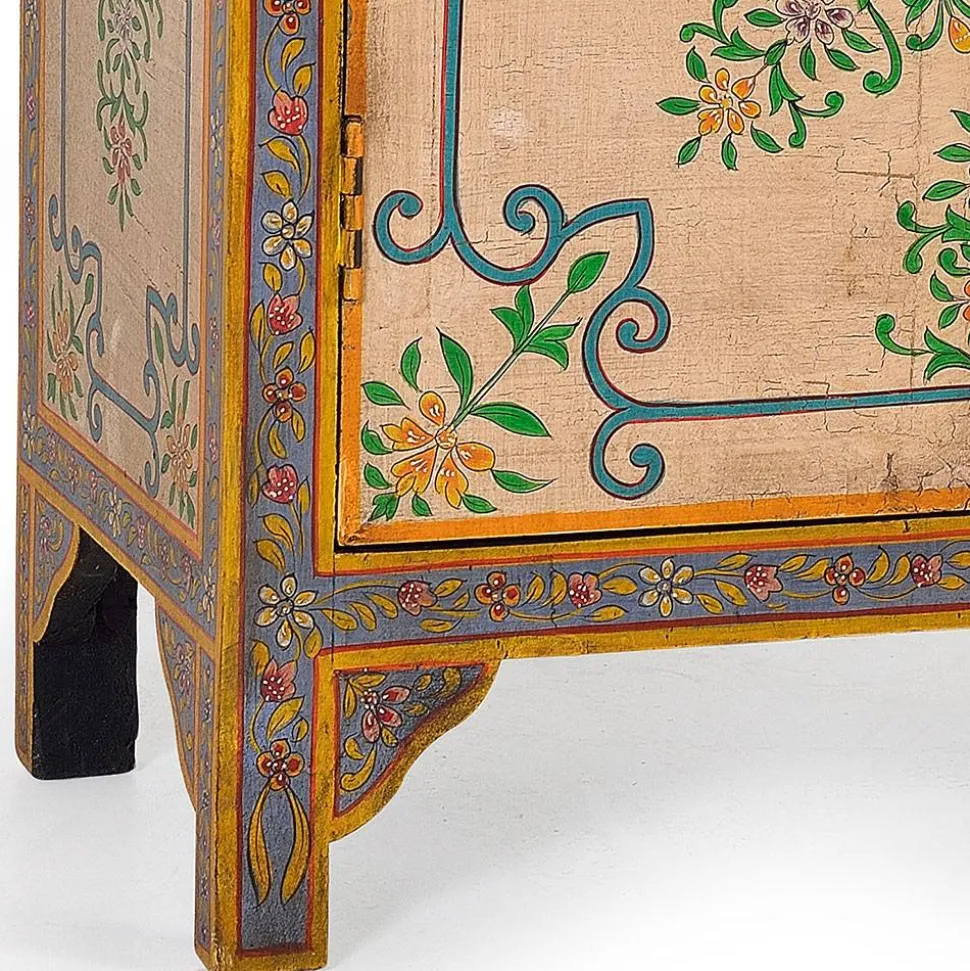 Kommode mit folkloristischen Blumen Motiven - Cacressa