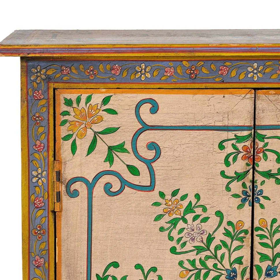 Kommode mit folkloristischen Blumen Motiven - Cacressa