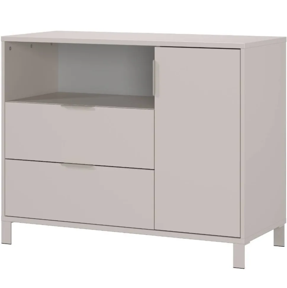 Kommode Wickelkommode in Hellgrau - Afilon