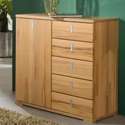 Kommode Wislama aus Kernbuche Massivholz