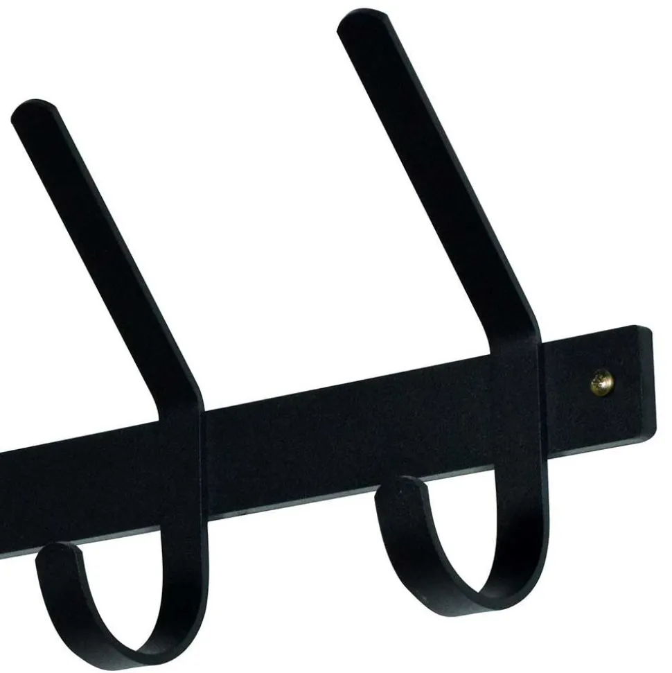 Kompakte 3 Haken Garderobe aus Stahl - Daharas