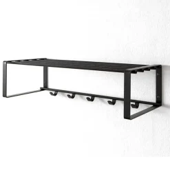 Kompakte Industry Garderobe in Schwarz - Satroni