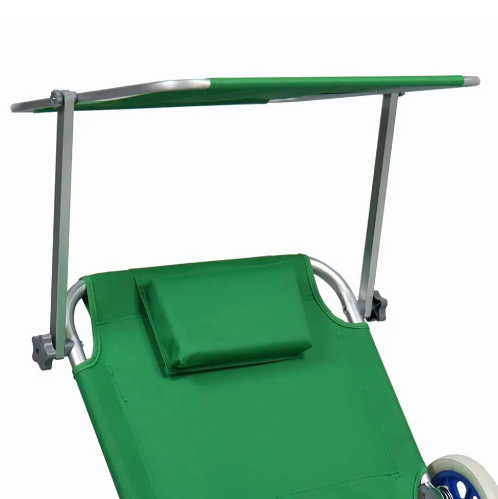 Kompakte Rollliege für Garten oder Strand - Asan