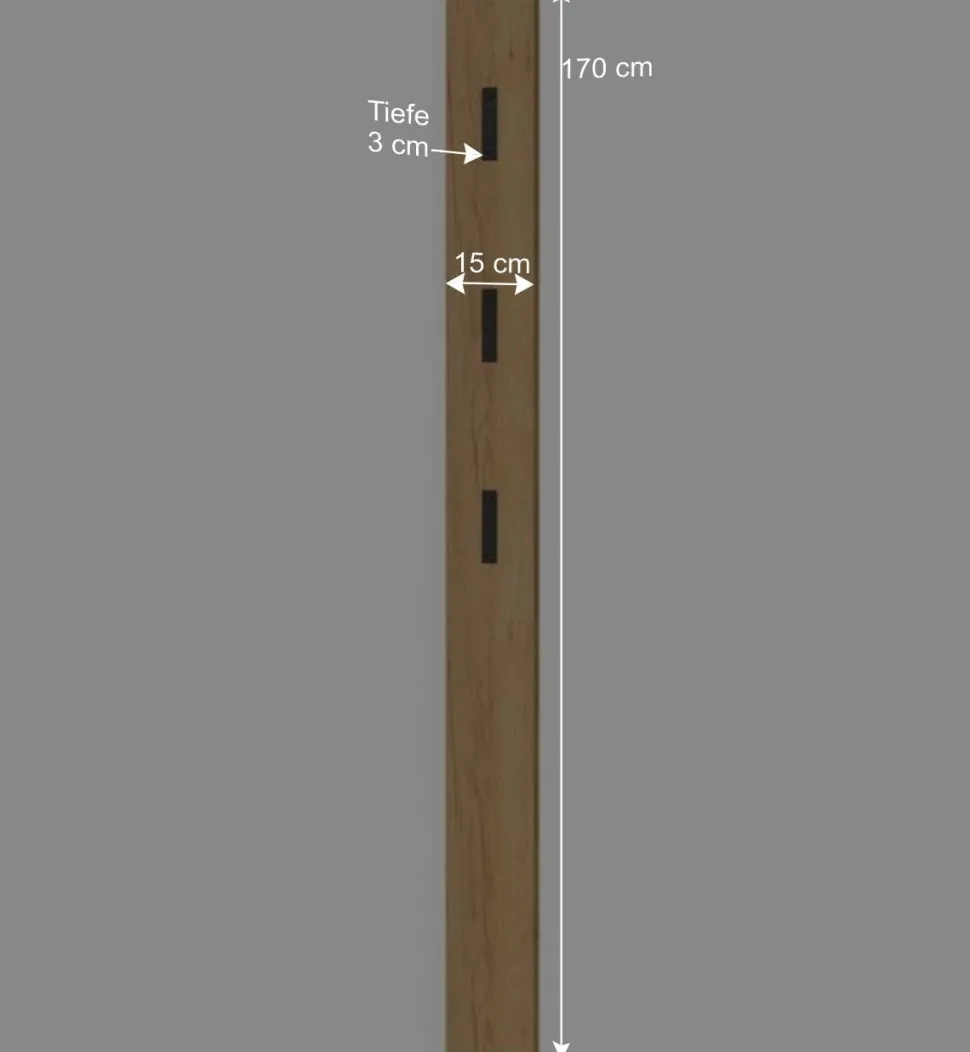 Kompaktes Dielenmöbel Set in Graugrün - Point (dreiteilig)