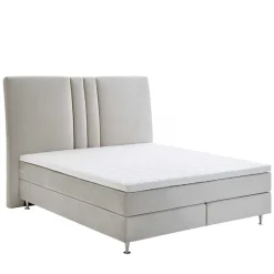 Komplett Boxspringbett in Creme - Skowera