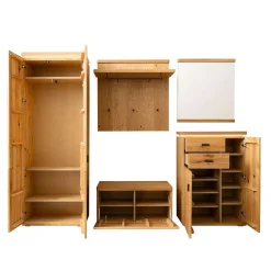 Komplette Flureinrichtung teilmassiv - Robats (fünfteilig)