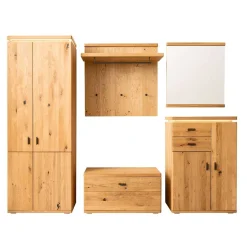 Komplette Flureinrichtung teilmassiv - Robats (fünfteilig)