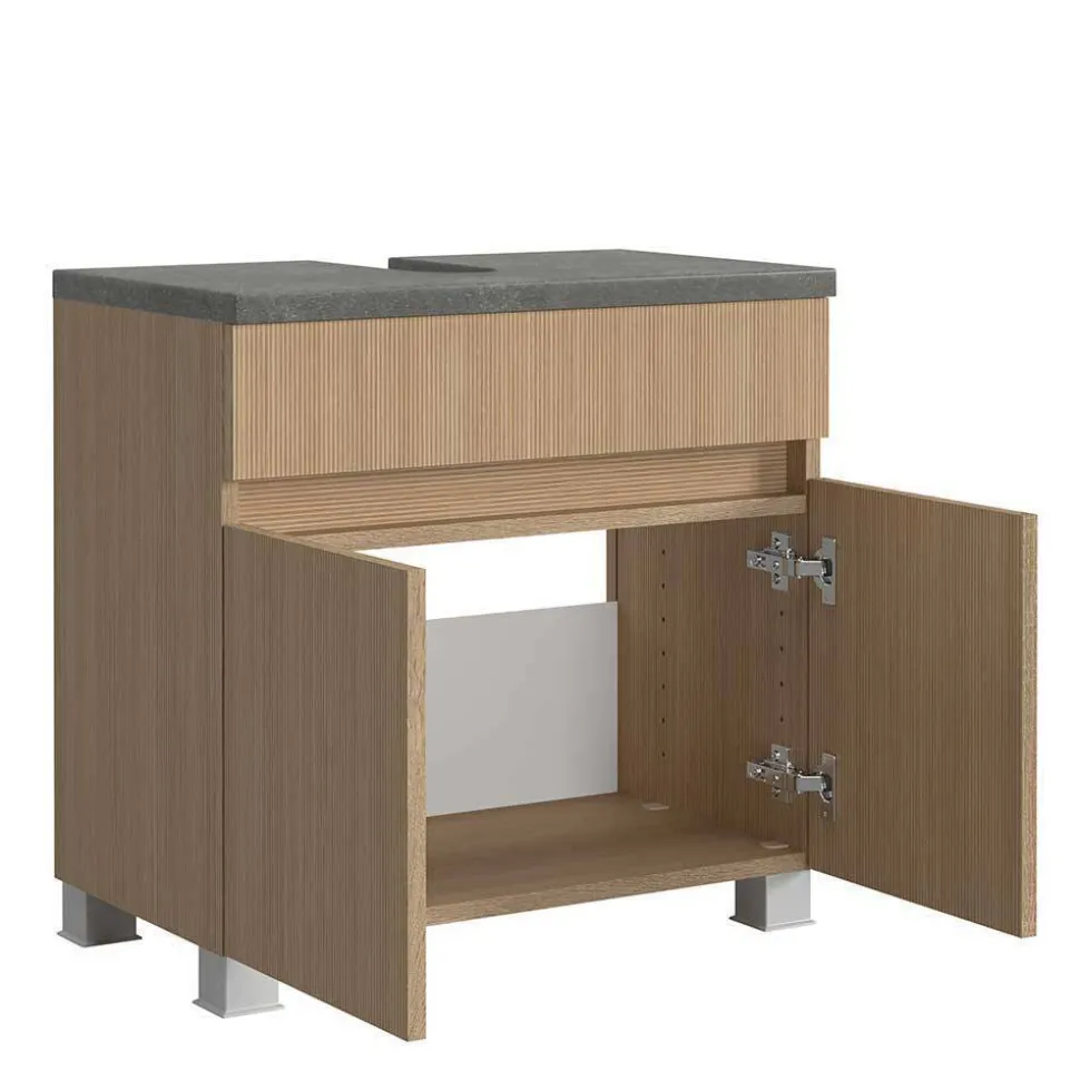 Kompletteinrichtung Badmöbel Set - Leitha (fünfteilig)