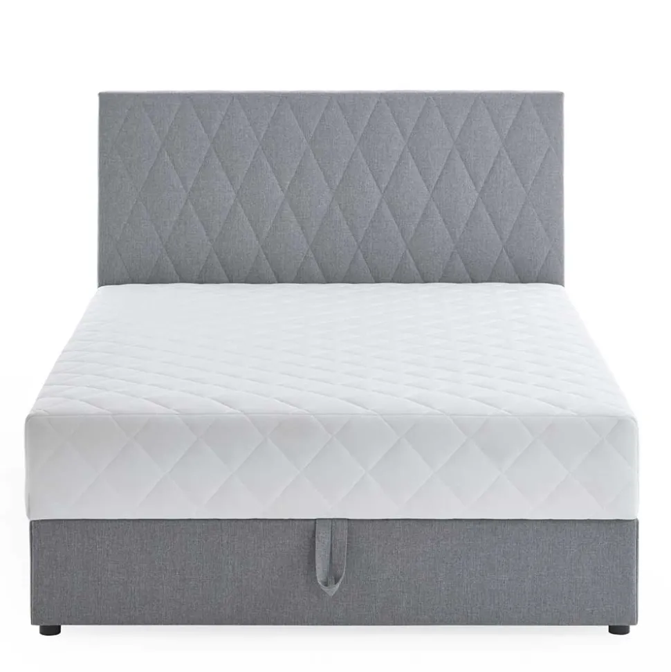 Komplettes Polsterbett H2 mit Stauraum - Enda