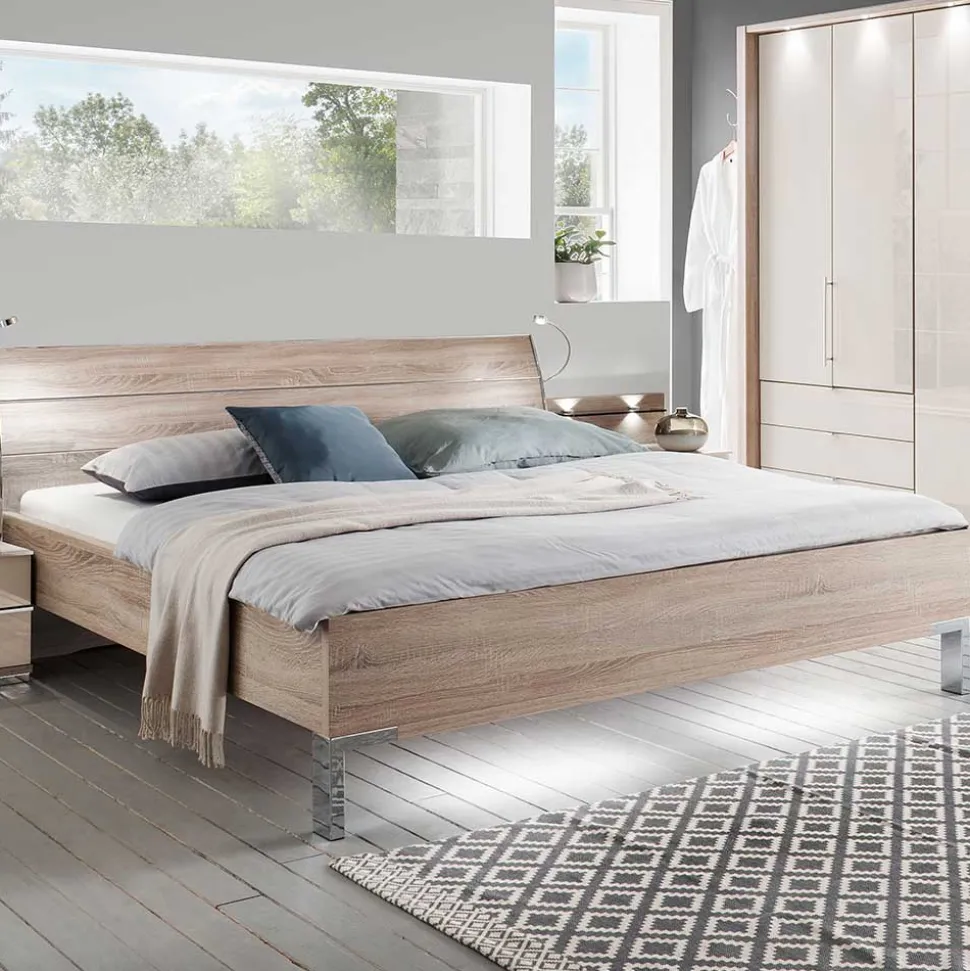 Komplett-Schlafzimmer in Creme - Rativian (vierteilig)