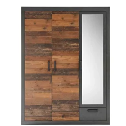 Komplett-Schlafzimmer Industry Stil - Timuras (vierteilig)